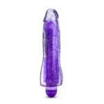 Glow Dicks - Molly Glitter Vibrator - Purple - Image 2