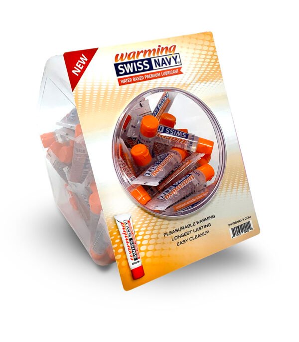 Swiss Navy Warming Lubricant 10ml 100ct Fishbowl