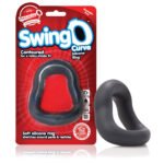 Swingo Curve Reversible Cock Ring – Grey - Image 2