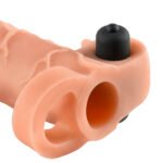 Fantasy X-Tensions Vibrating Real Feel 1-Inch Extension - Light