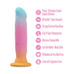 Avant Golden Dawn Curved Anal Plug – Platinum-Cured Silicone – Multi - Image 5