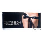 Silky Ribbon for Naughty Pleasure - Black
