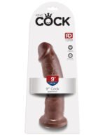 King Cock 9-Inch Cock - Brown - Image 5