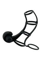 Fantasy X-Tensions Deluxe Silicone Power Cage - Black - Image 2