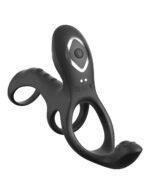 Fantasy C-Ringz Ultimate Couples Cage Max Rechargeable Vibrating Cock Ring – Black - Image 4