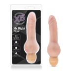 X5 Mr. Right Now Vibrating Dildo – Beige - Image 5