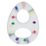 Alpha Liquid Silicone Dual Party Cock Ring – Multi - Image 3