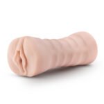 M for Men Ashley Vanilla Vibrating Stroker – Beige - Image 3