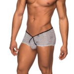 Tranquil Abyss - Micro Mini Short - Medium White/ Black