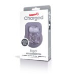 Charged Big O Rechargeable Vibrating Cock Ring – Clear - Image 3