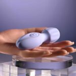 Lil Wand Purple Rechargeable Silicone Wand Vibrator - Image 3