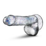 Naturally Yours - 6 Inch Glitter Cock - Sparkling Clear - Image 6