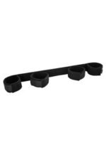 Bondage Bar with Neoprene and Velcro Cuffs – Black - Image 5