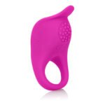 Silicone Rechargeable Vibrating Cock Ring – Pink - Image 4
