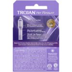 Trojan Her Pleasure Sensations Lubricated Condoms - 3 Pack - Image 3