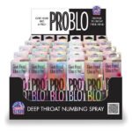 Pro Blo Deep Throat Numbing Spray Pop Display of 24pcs