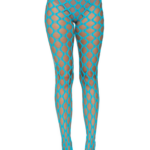 Jumbo Pothole Net Tights - Neon Blue - One Size