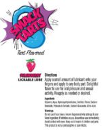 Smack Tarts Lube 3ml Pouch Display 36pc - Sour Strawberry - Image 2