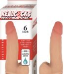 Realcocks Self Lubricating Dong - 6 Inch - Flesh