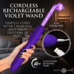 Elektrawand Rechargeable Violet Wand With Attachments Purple - Image 5