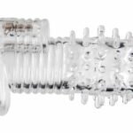 Clear Sensations Vibrating Textured Sleeve