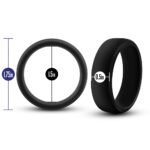 Performance Silicone Go Pro Cock Ring – Black - Image 4