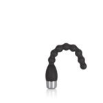 Silicone Bendie Power Probe Anal Vibrator – Black - Image 3