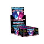Light Up Cock Shot Glasses 12 Piece P.O.P. Display - Assorted Colors
