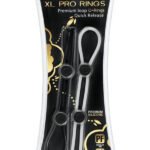 Cloud 9 Pro Sensual XL Cock Ring 2-Pack - Black/white