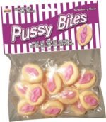 Pussy Bites Strawberry-Flavored Erotic Edibles – 16 Pieces