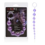 X-10 Beads Anal Plug – Purple, Phthalate-Free PVC - Image 4