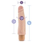 Dr. Skin Cock Vibe 14 Waterproof Vibrating Realistic Penis – Beige - Image 5