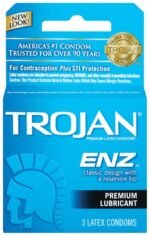 Trojan Enz Lubricated Condoms – 3 Pack