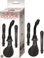 The Big Douche Black Bulb Douche with Three Attachments