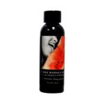 Edible Massage Oil Gift Set Box - 2 Fl. Oz. Bottles - Strawberry, Watermelon, Vanilla