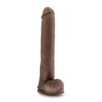 Au Naturel - Daddy - 14 Inch Sensa Feel Dual Density Dildo - Chocolate - Image 4
