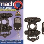The Macho Remote Control - Cock Ring - Black