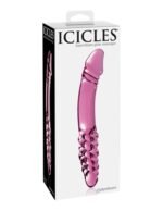 Icicles No. 57 Double-Ended Glass Anal Plug – Pink - Image 2