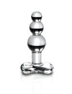 Icicles No. 47 Clear Glass Anal Plug