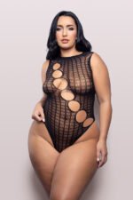Latest Obsession Teddy – Queen – Black – Nylon Spandex - Image 2