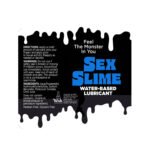 Sex Slime Creature Lube Waterbased Lubricant 2oz - Blue