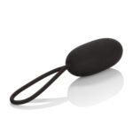 Silicone Remote Rechargeable Egg Vibrator – Black - Image 2