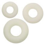 Alpha Glow-in-the-Dark Liquid Silicone 3 Ring Set - White - Image 7