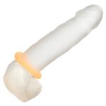 Alpha Glow-in-the-Dark Liquid Silicone Prolong Medium Ring - Orange - Image 6
