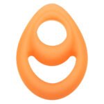 Alpha Glow-in-the-Dark Liquid Silicone Teardrop Ring - Orange - Image 7