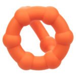 Alpha Liquid Silicone All Star Cock Ring – Orange - Image 8