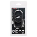 Alpha Liquid Silicone Commander Ring – Black - Image 3