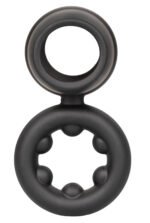 Alpha Liquid Silicone Dual Support Magnum Ring - Black - Image 7
