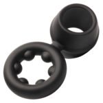 Alpha Liquid Silicone Dual Support Magnum Ring - Black - Image 8