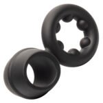 Alpha Liquid Silicone Dual Support Magnum Ring - Black - Image 9